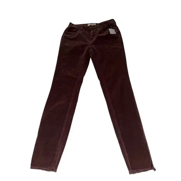 Free People We The Free Corduroy Cropped Pants Brown Size 4 / 27 - Picture 2 of 6
